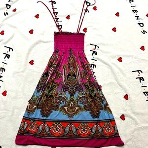 Unknown brand, stretchy women’s dress in size small.